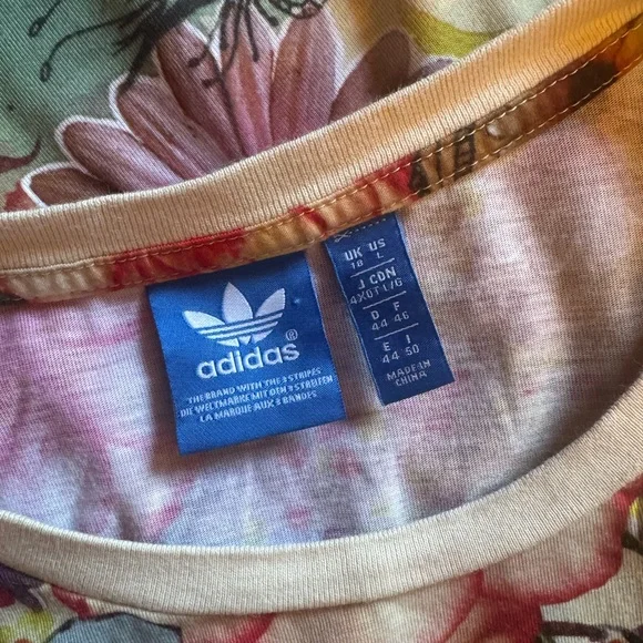 Adidas Floral Burst T-Shirt - Multicolor - Picture 4 of 10